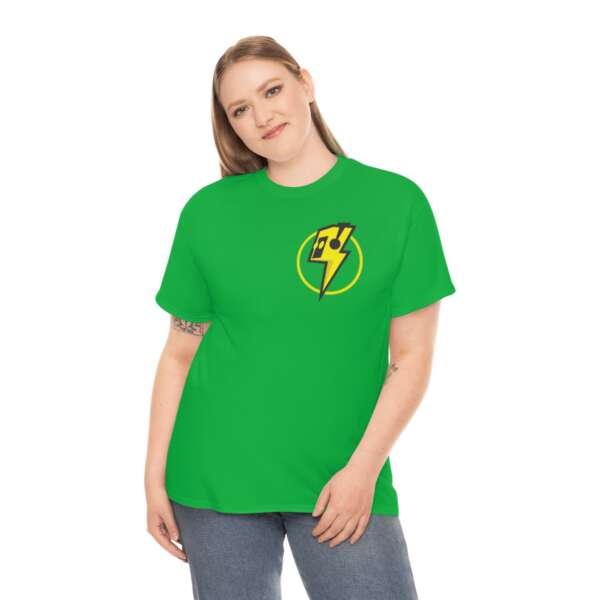 Strikah Yellow Lightning Unisex Jersey Short Sleeve Tee - Image 11