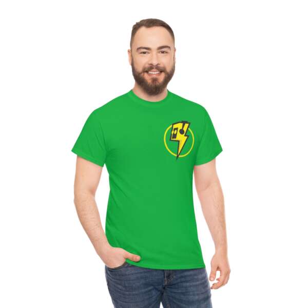 Strikah Yellow Lightning Unisex Jersey Short Sleeve Tee - Image 12