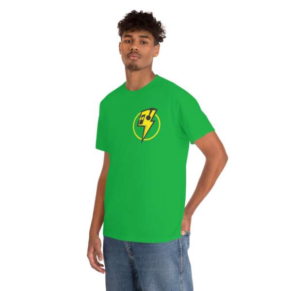 Strikah Yellow Lightning Unisex Jersey Short Sleeve Tee - Image 13