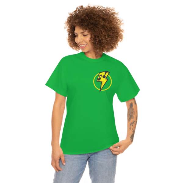 Strikah Yellow Lightning Unisex Jersey Short Sleeve Tee - Image 10