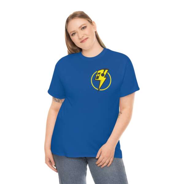 Strikah Yellow Lightning Unisex Jersey Short Sleeve Tee - Image 19