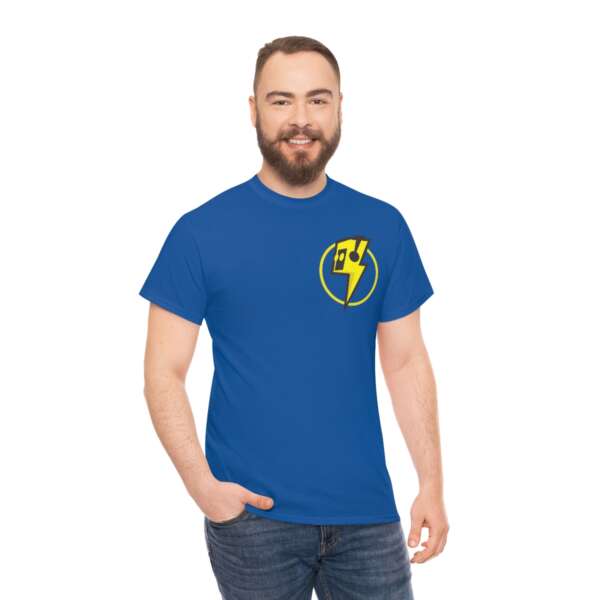 Strikah Yellow Lightning Unisex Jersey Short Sleeve Tee - Image 20