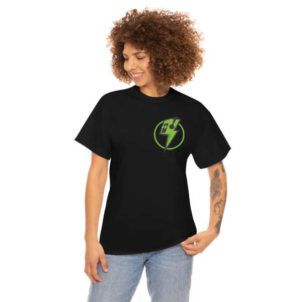 Strikah Green Lightning Unisex Jersey Short Sleeve Tee - Image 2