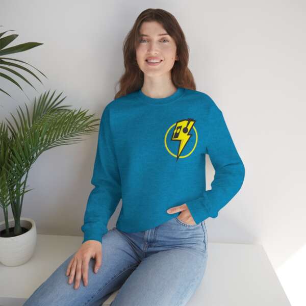 Strikah Yellow Lightning Unisex Sweatshirt - Image 30