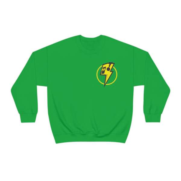 Strikah Yellow Lightning Unisex Sweatshirt - Image 17