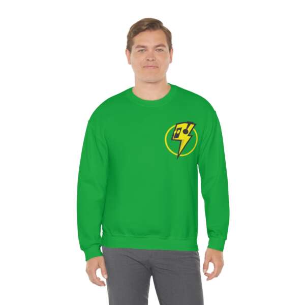 Strikah Yellow Lightning Unisex Sweatshirt - Image 20