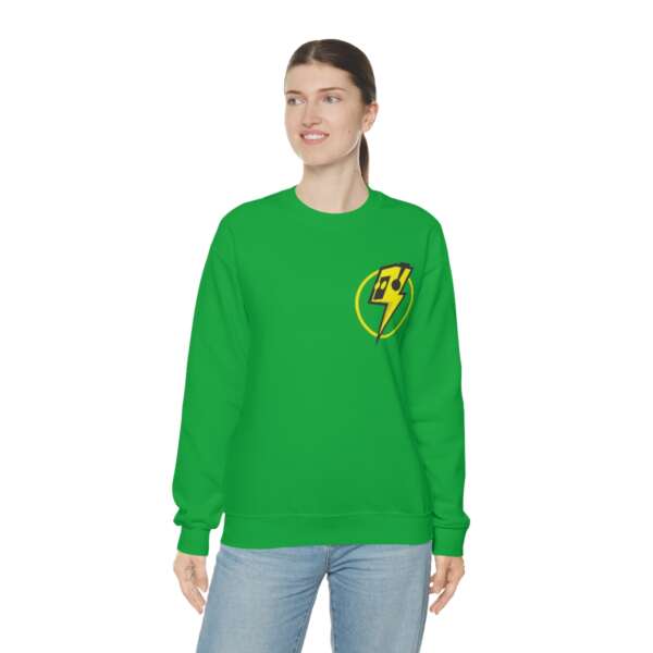 Strikah Yellow Lightning Unisex Sweatshirt - Image 21