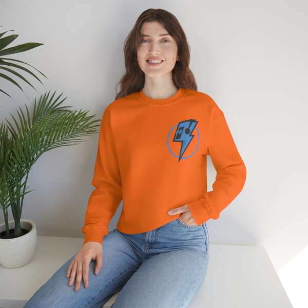 Strikah Blue Lightning Unisex Sweatshirt - Image 14