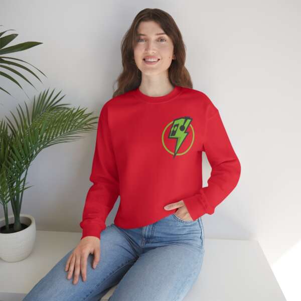 Strikah Green Lightning Unisex Sweatshirt - Image 21