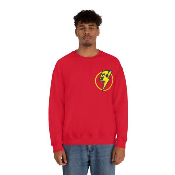 Strikah Yellow Lightning Unisex Sweatshirt - Image 35