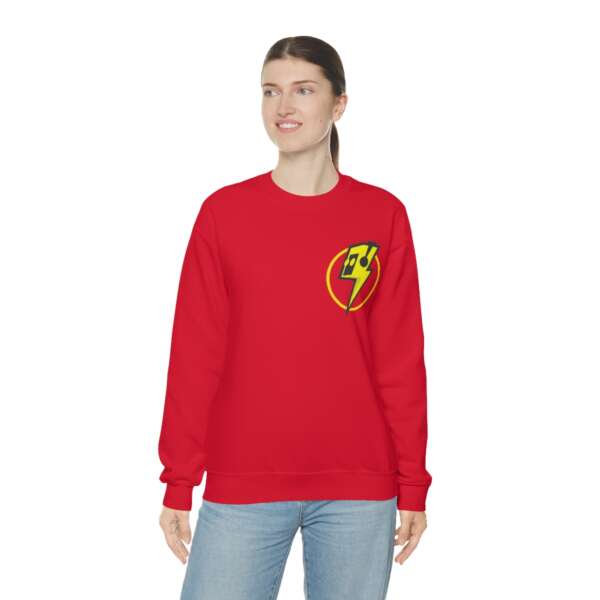 Strikah Yellow Lightning Unisex Sweatshirt - Image 37