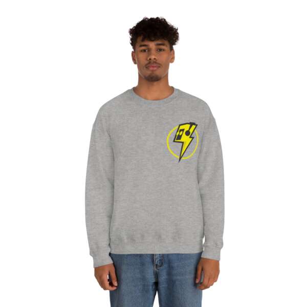 Strikah Yellow Lightning Unisex Sweatshirt - Image 11