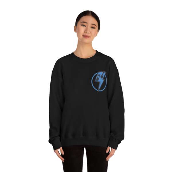 Strikah Blue Lightning Unisex Sweatshirt - Image 2