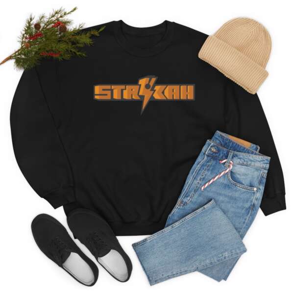 Strikah Orange Unisex Sweatshirt - Image 7