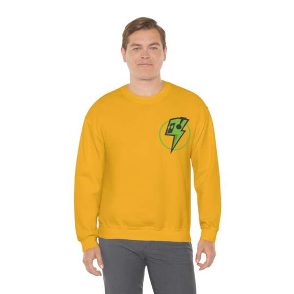 Strikah Green Lightning Unisex Sweatshirt - Image 12