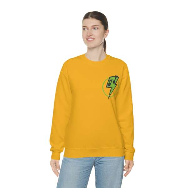 Strikah Green Lightning Unisex Sweatshirt - Image 13