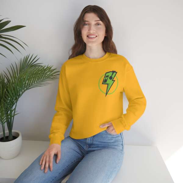 Strikah Green Lightning Unisex Sweatshirt - Image 14