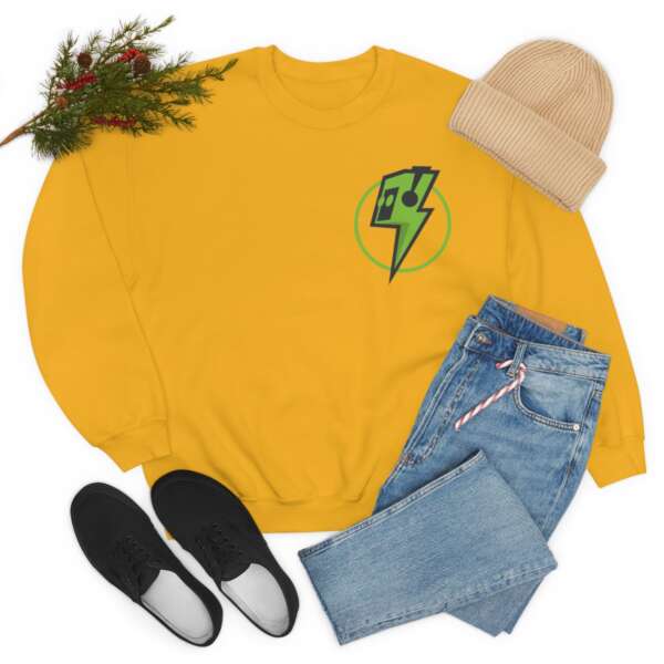 Strikah Green Lightning Unisex Sweatshirt - Image 15