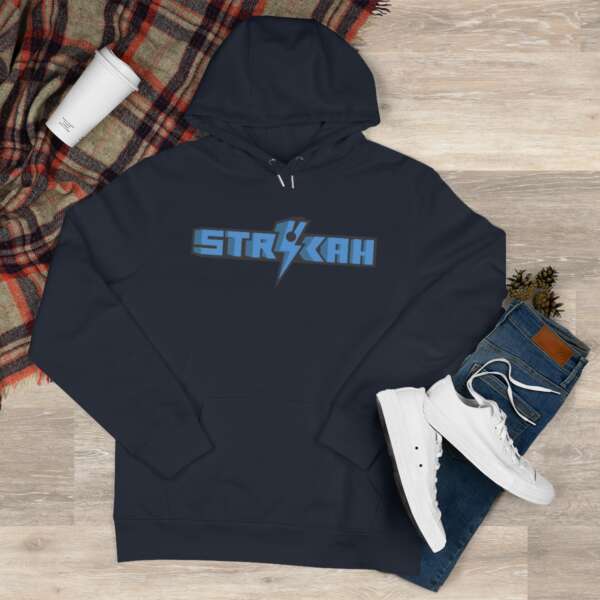 Strikah Blue Hooded Sweatshirt - Image 7