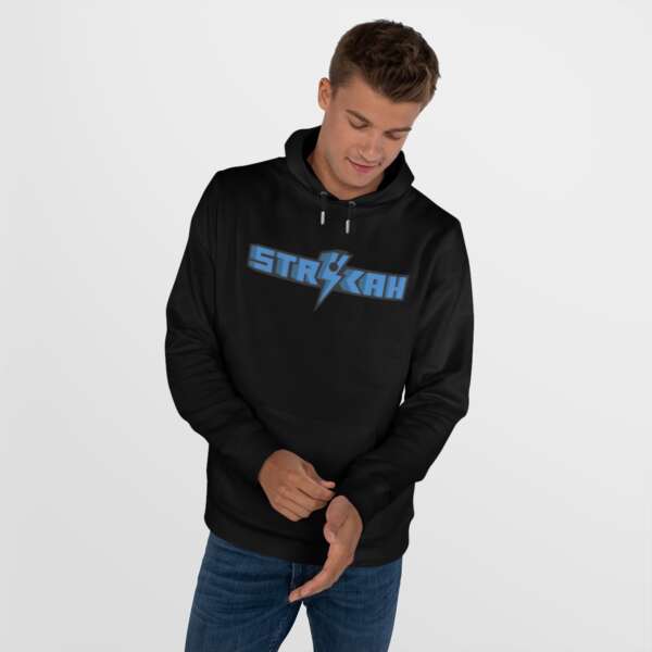 Strikah Blue Hooded Sweatshirt - Image 3